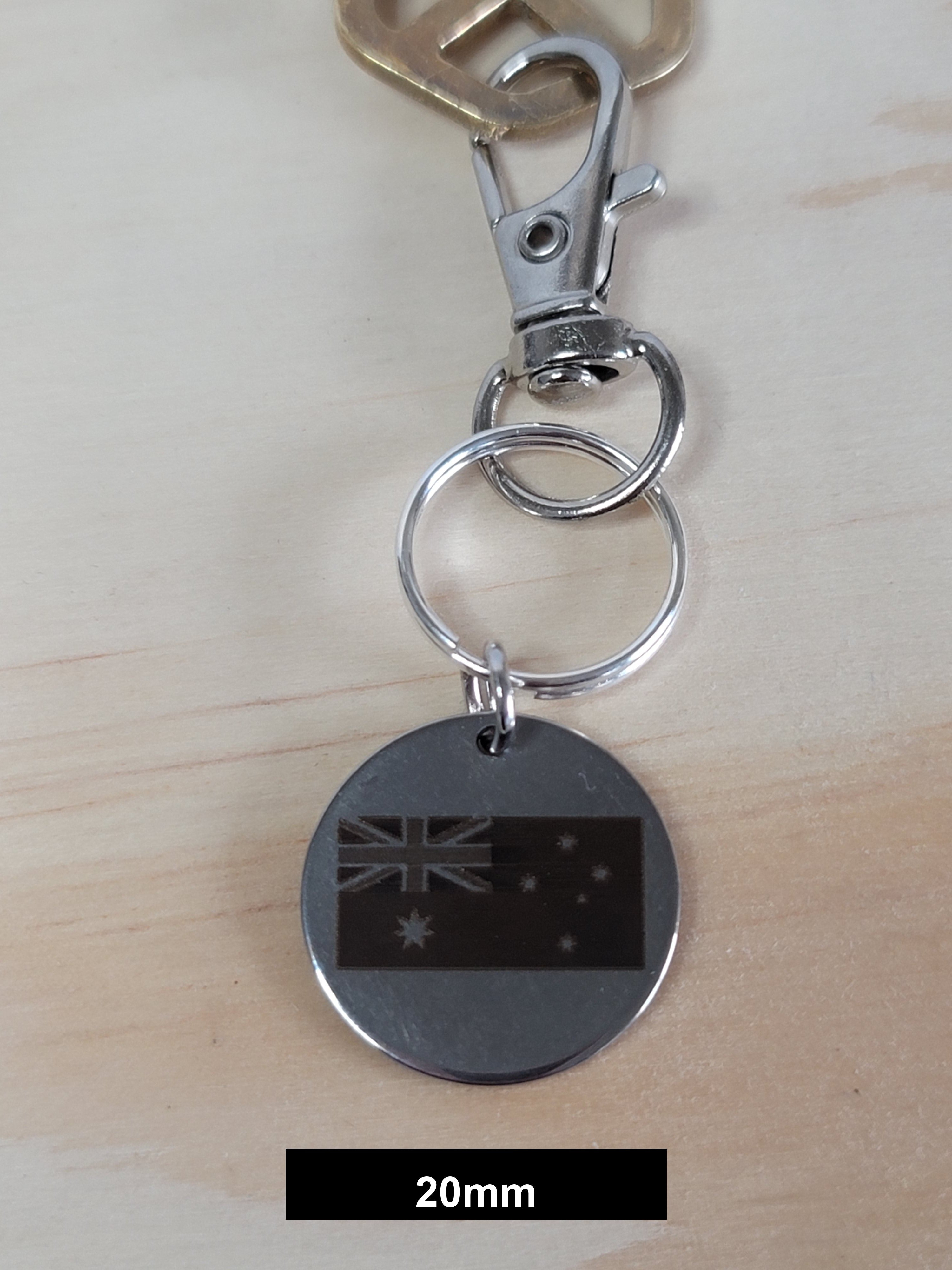 Australia Engraved Fob