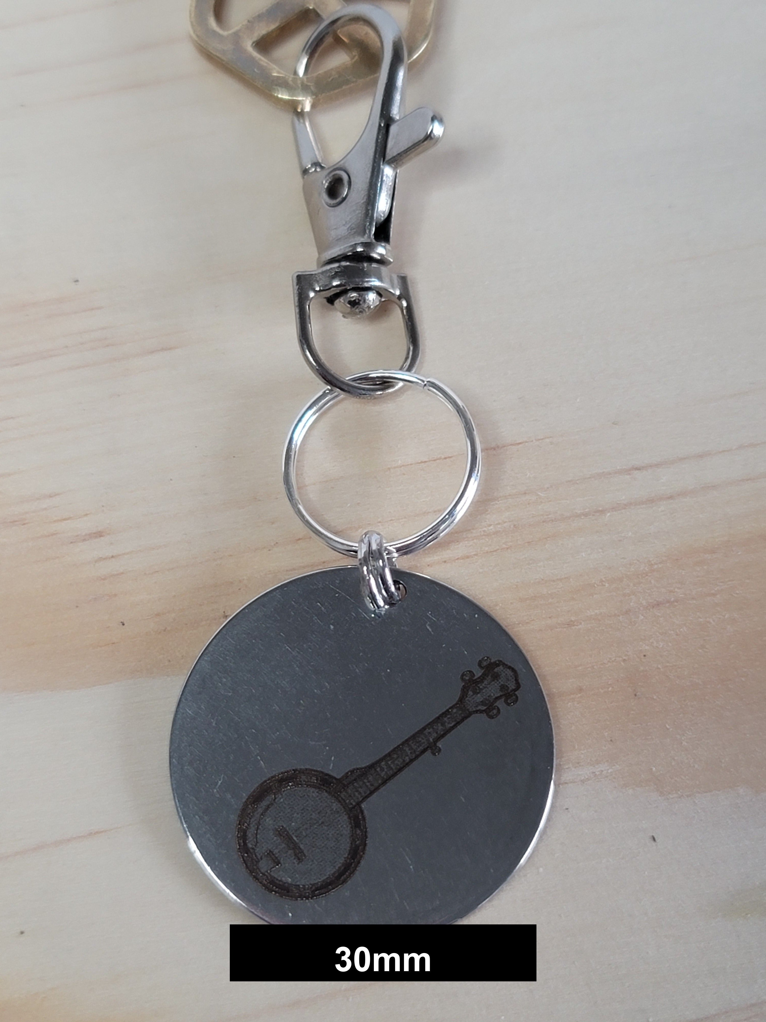 Banjo Engraved Fob
