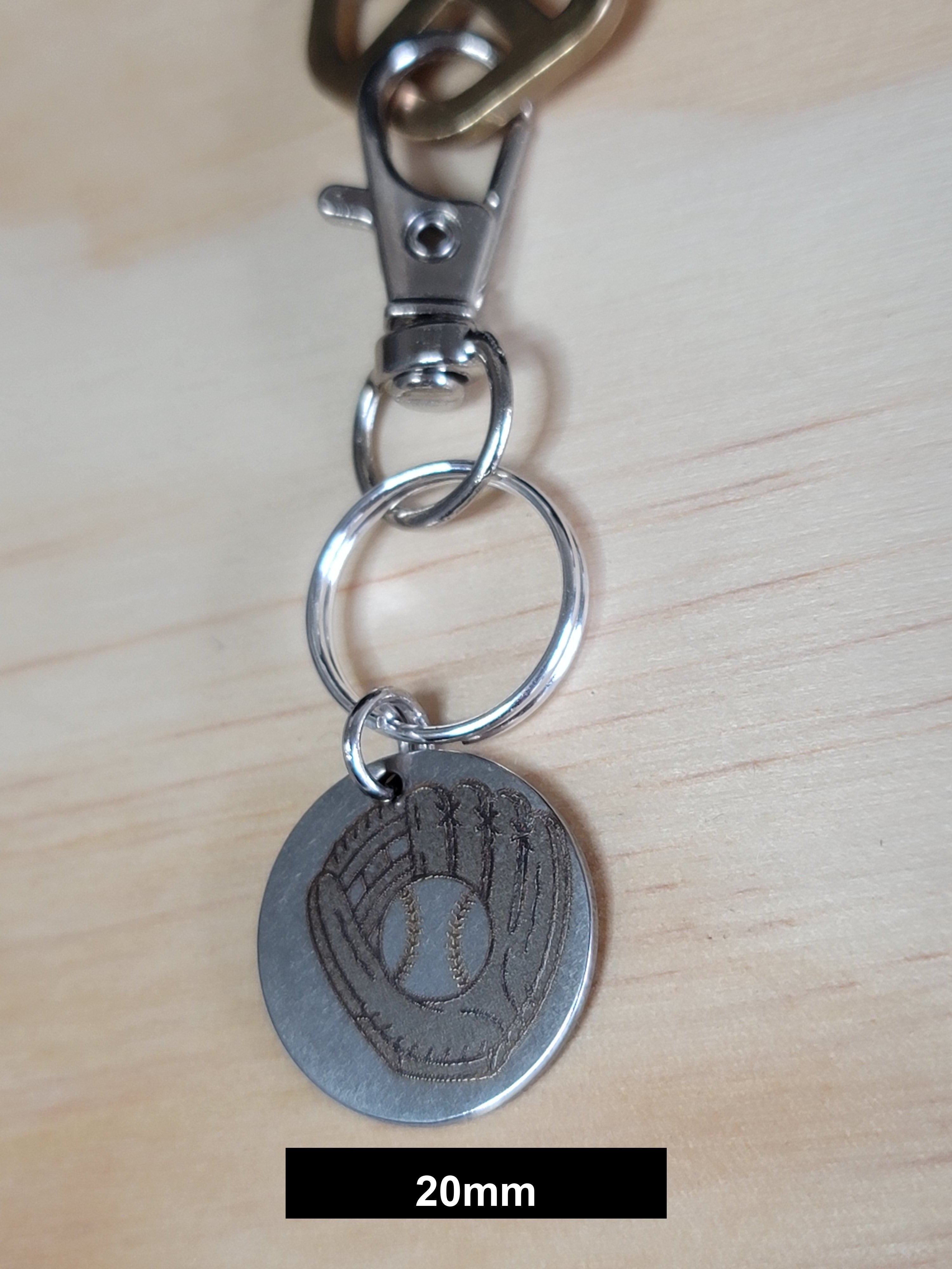Baseball Engraved Fob