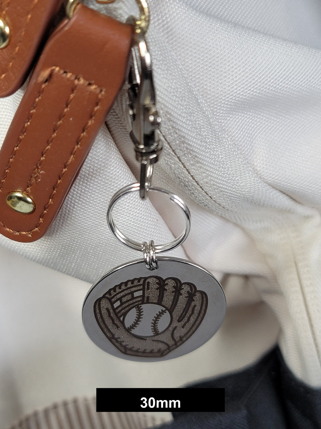 Baseball Engraved Fob