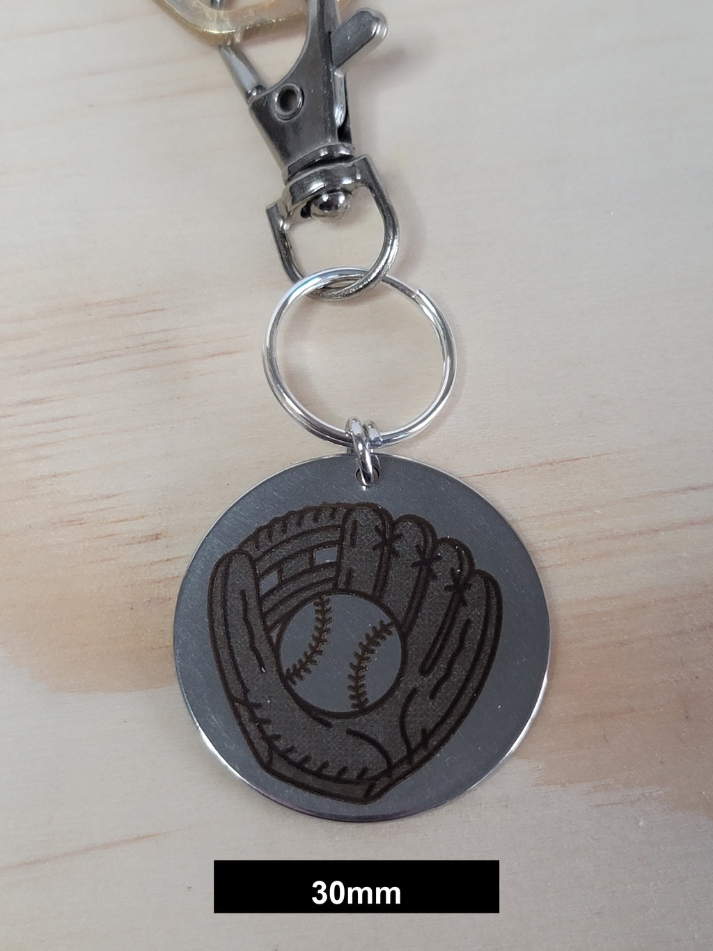 Baseball Engraved Fob