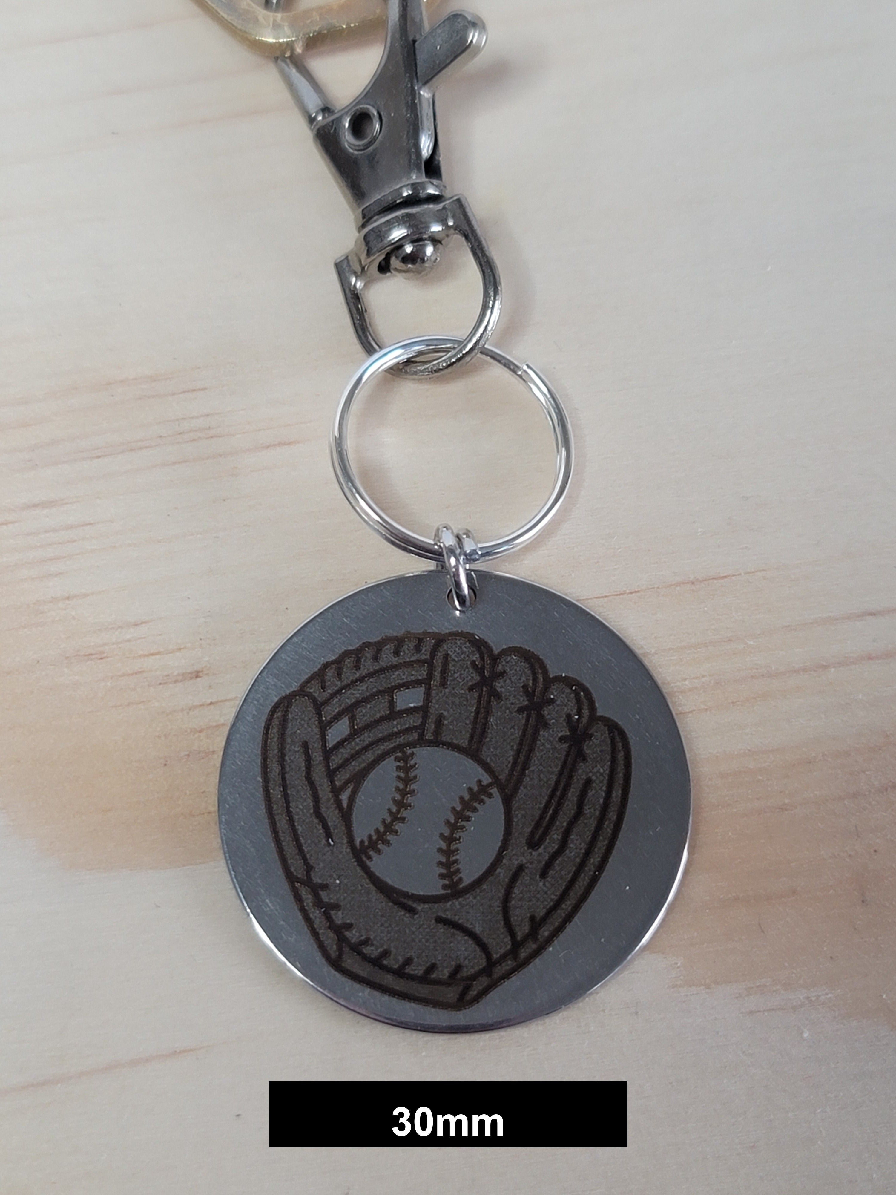 Baseball Engraved Fob