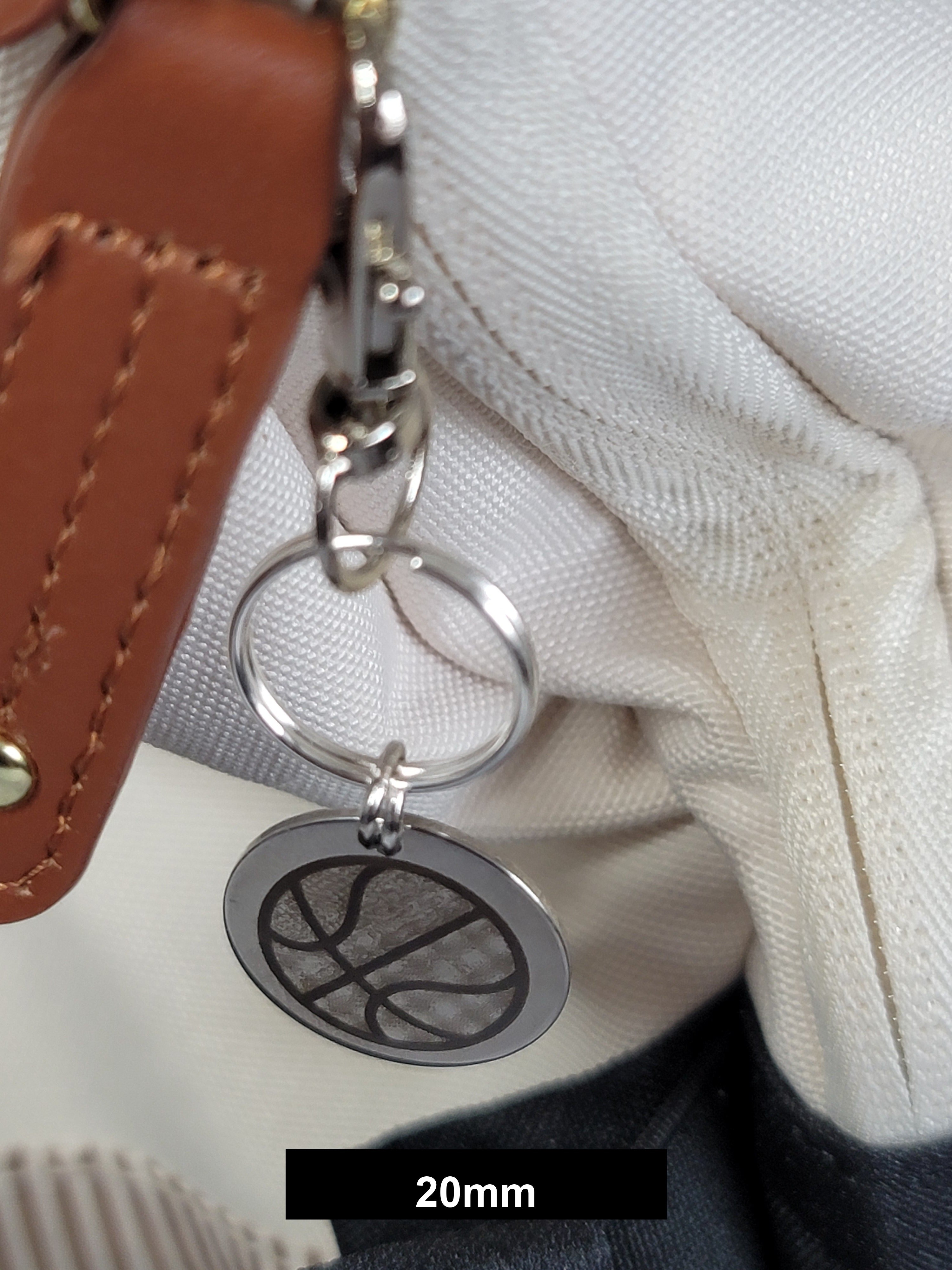 Basketball Engraved Fob