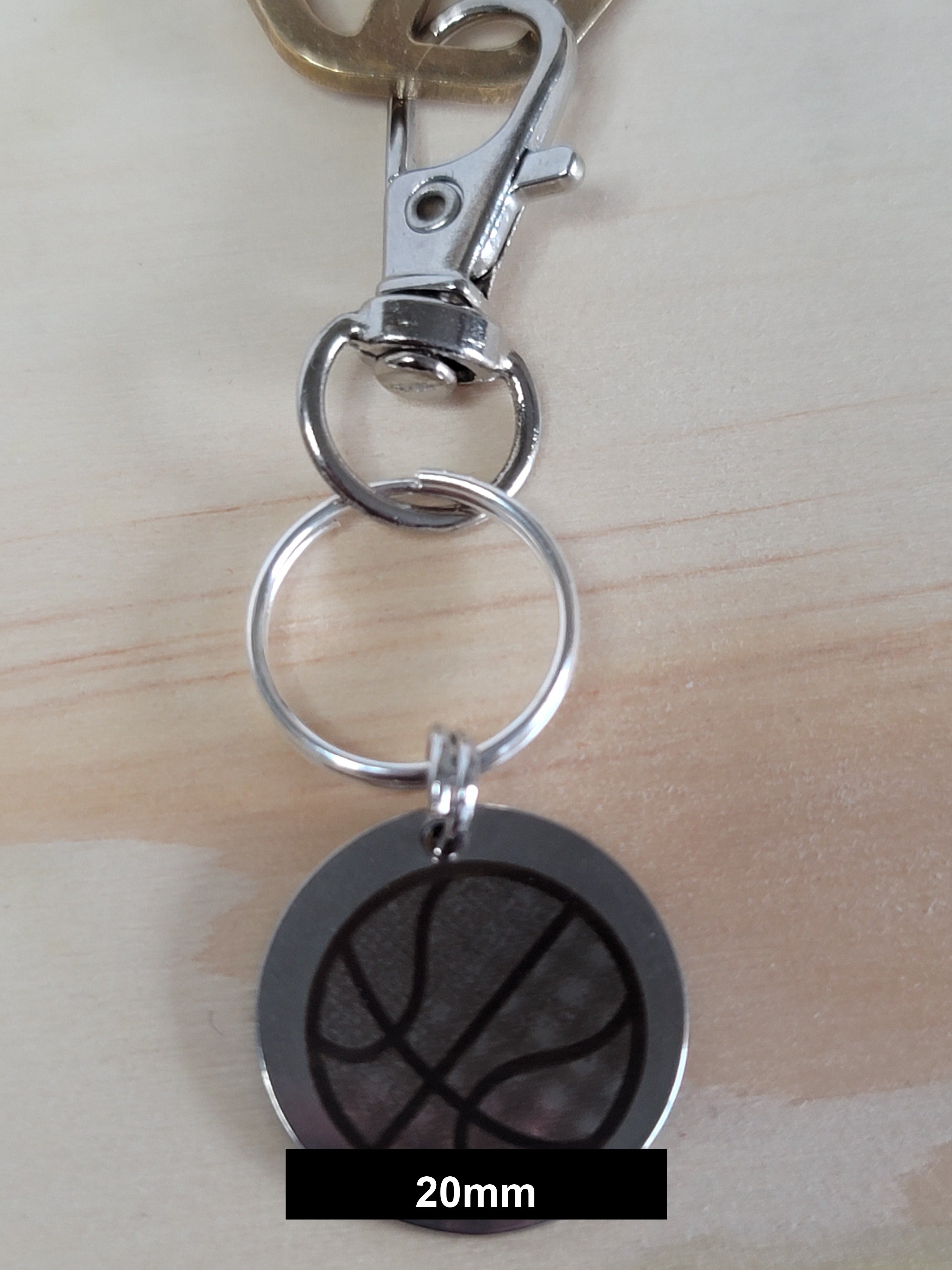 Basketball Engraved Fob