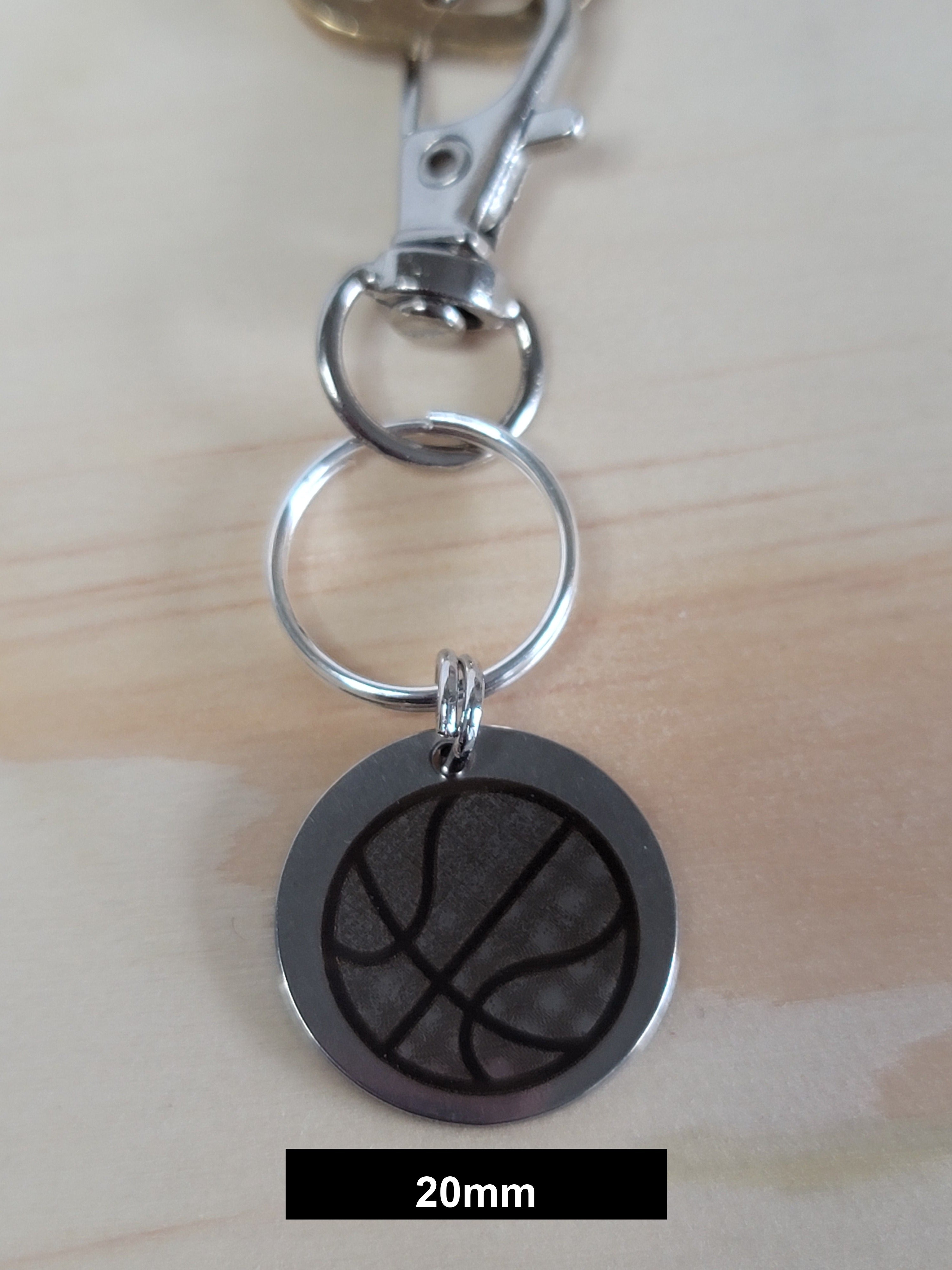 Basketball Engraved Fob