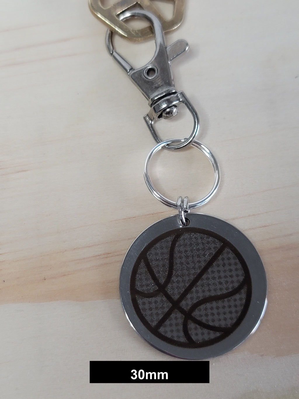 Basketball Engraved Fob