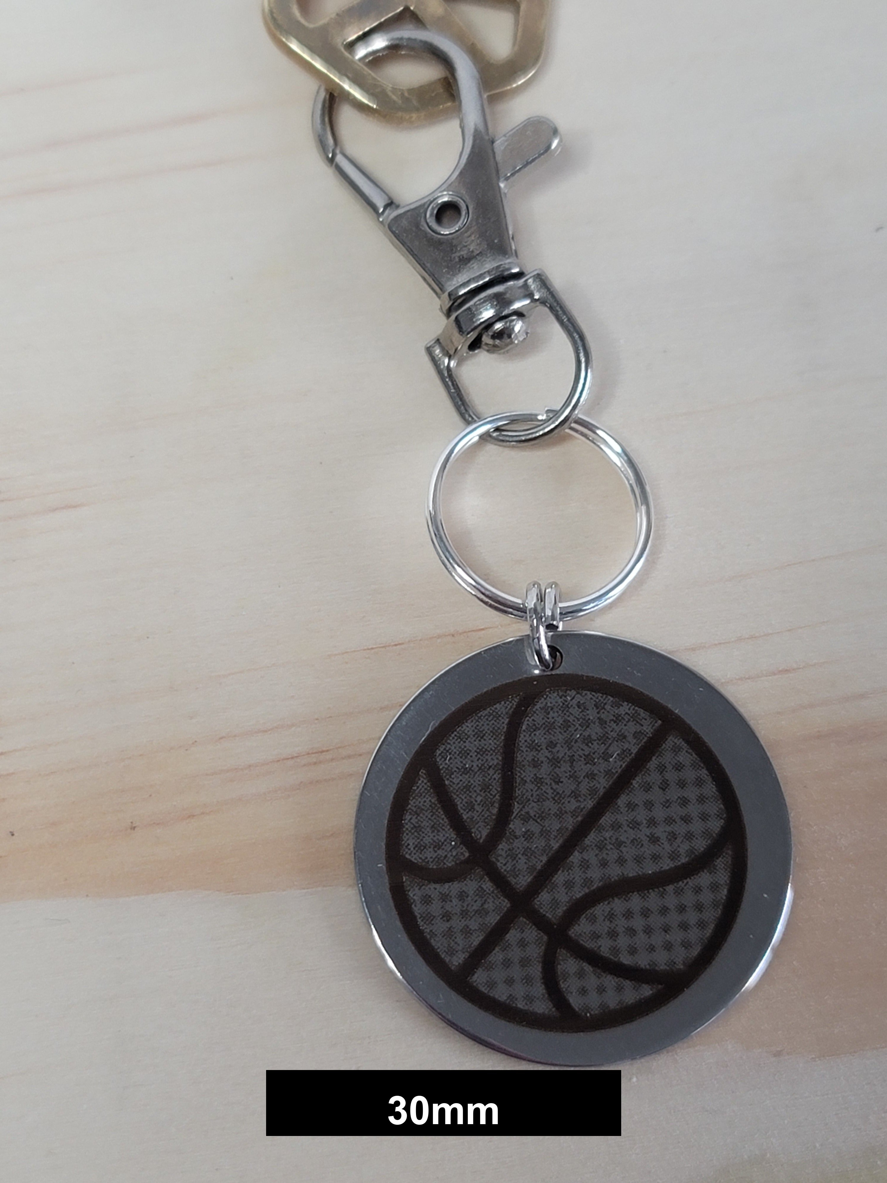 Basketball Engraved Fob
