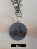 Bicycle Engraved Fob