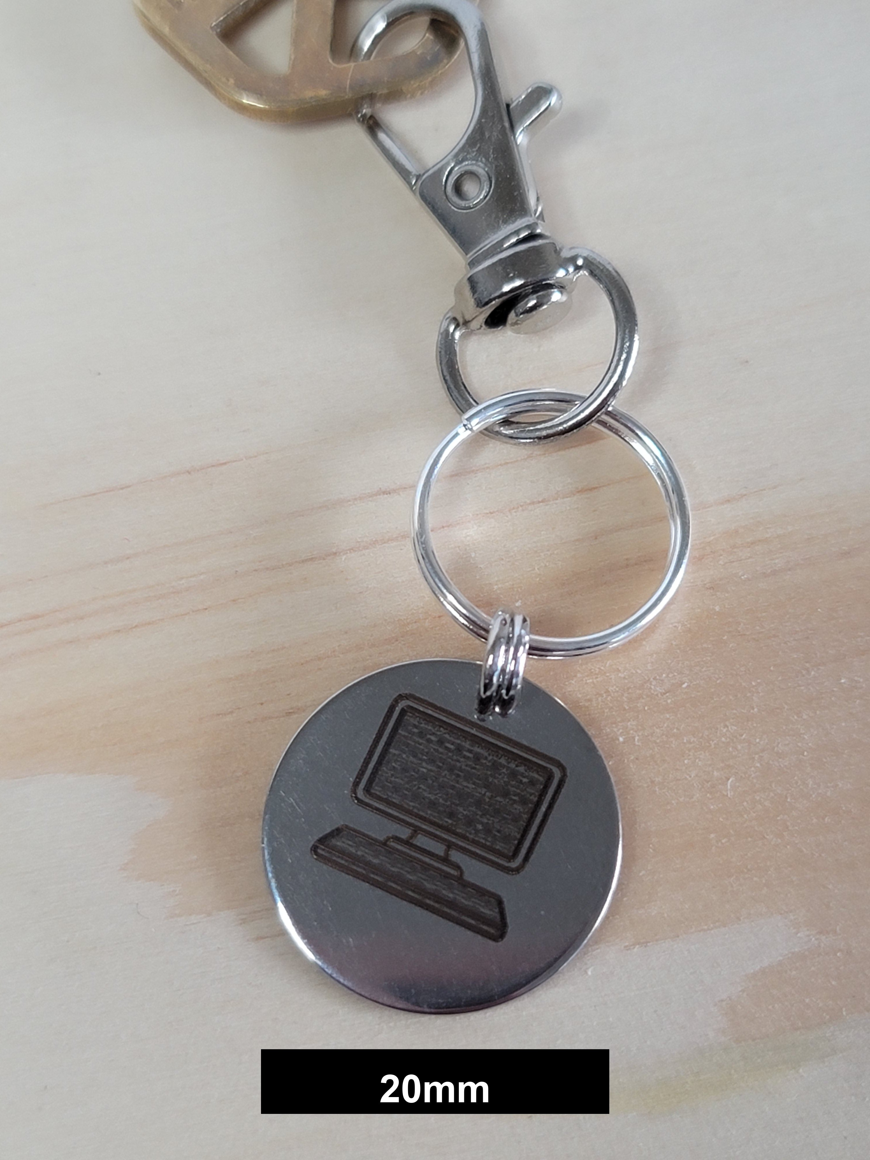 Computer Engraved Fob