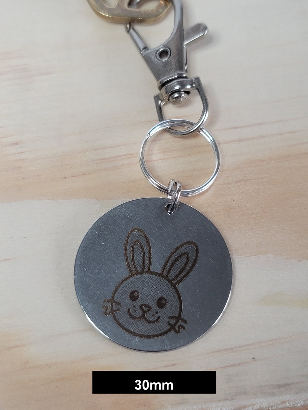 Easter Bunny Engraved Fob