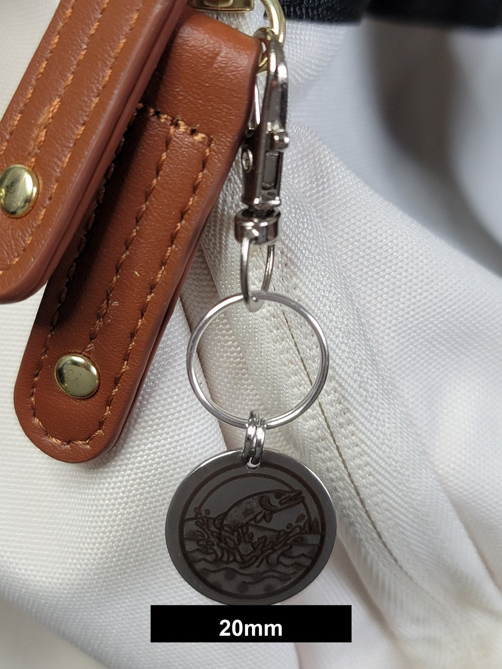 Fish Engraved Fob