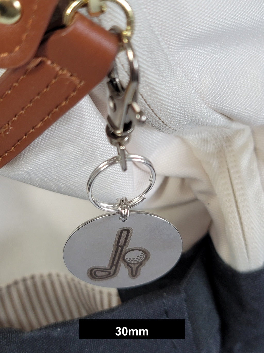 Golf Engraved Fob