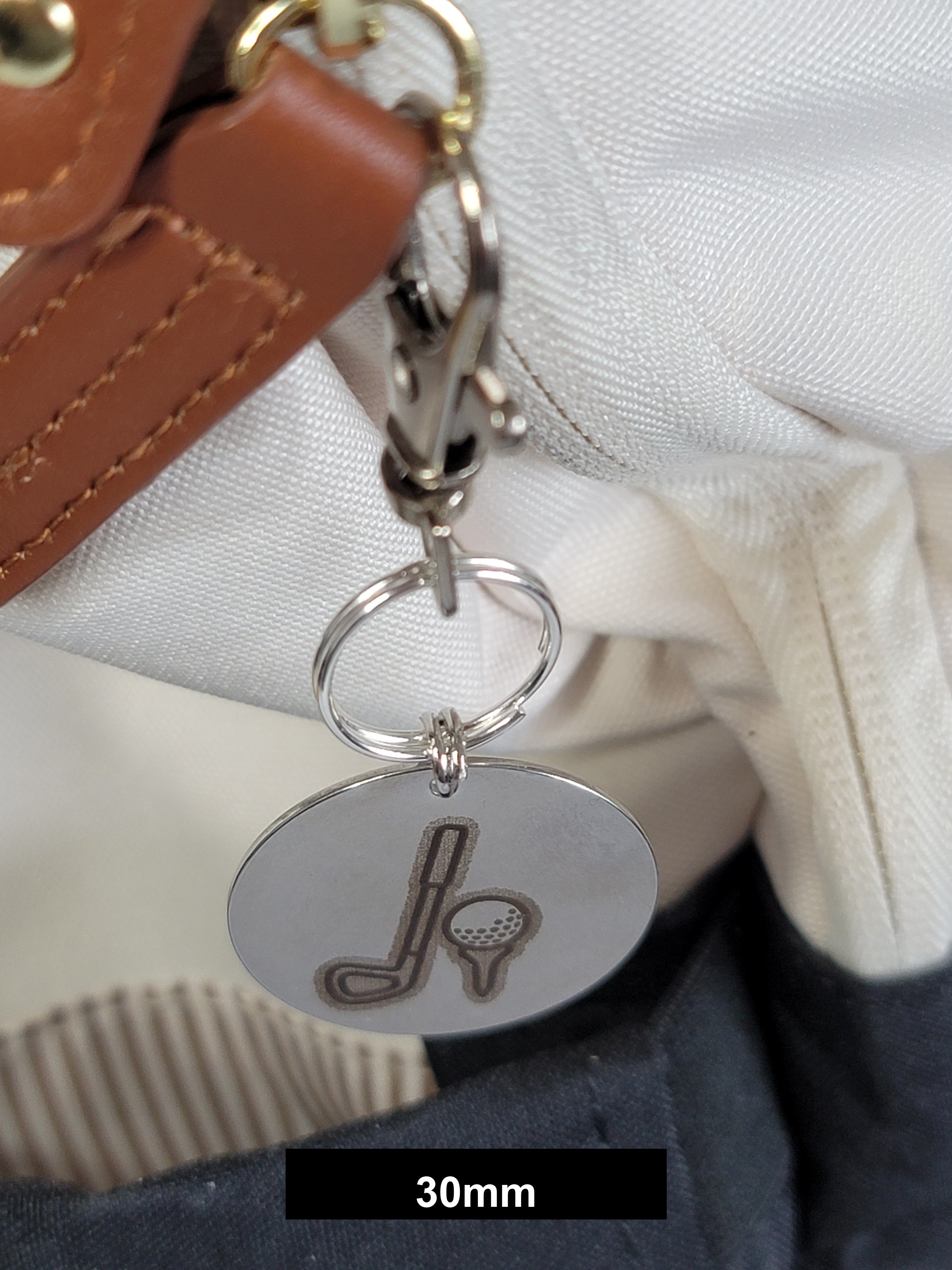 Golf Engraved Fob