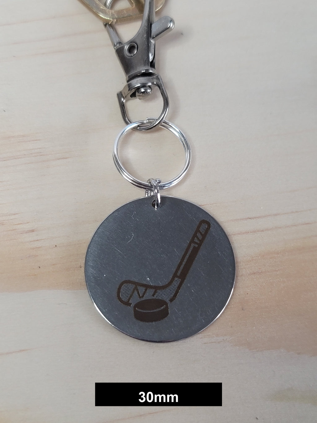 Hockey Engraved Fob
