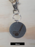 Hockey Engraved Fob