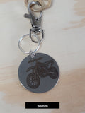 Motorcycle Engraved Fob