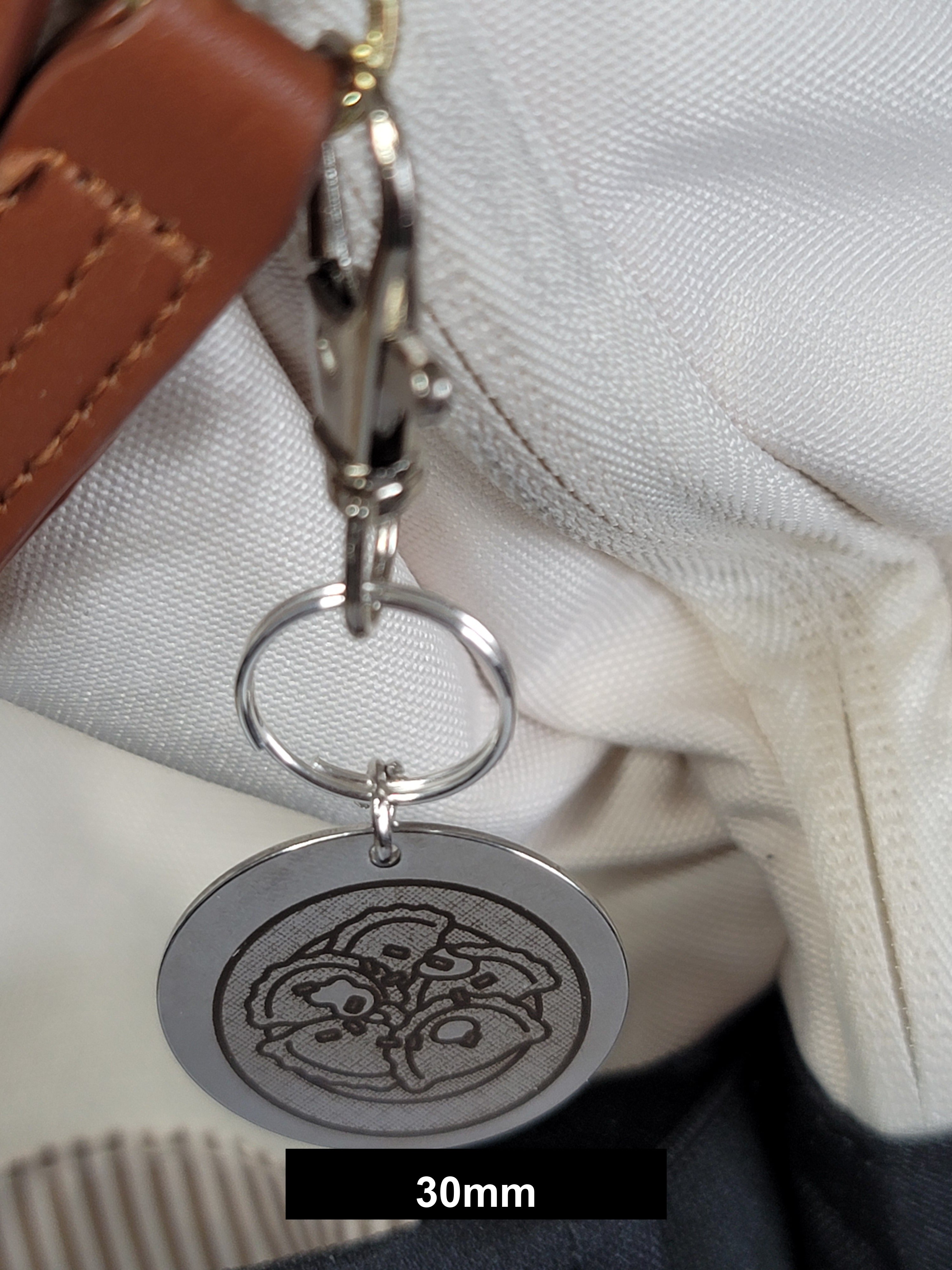 Perogies Engraved Fob