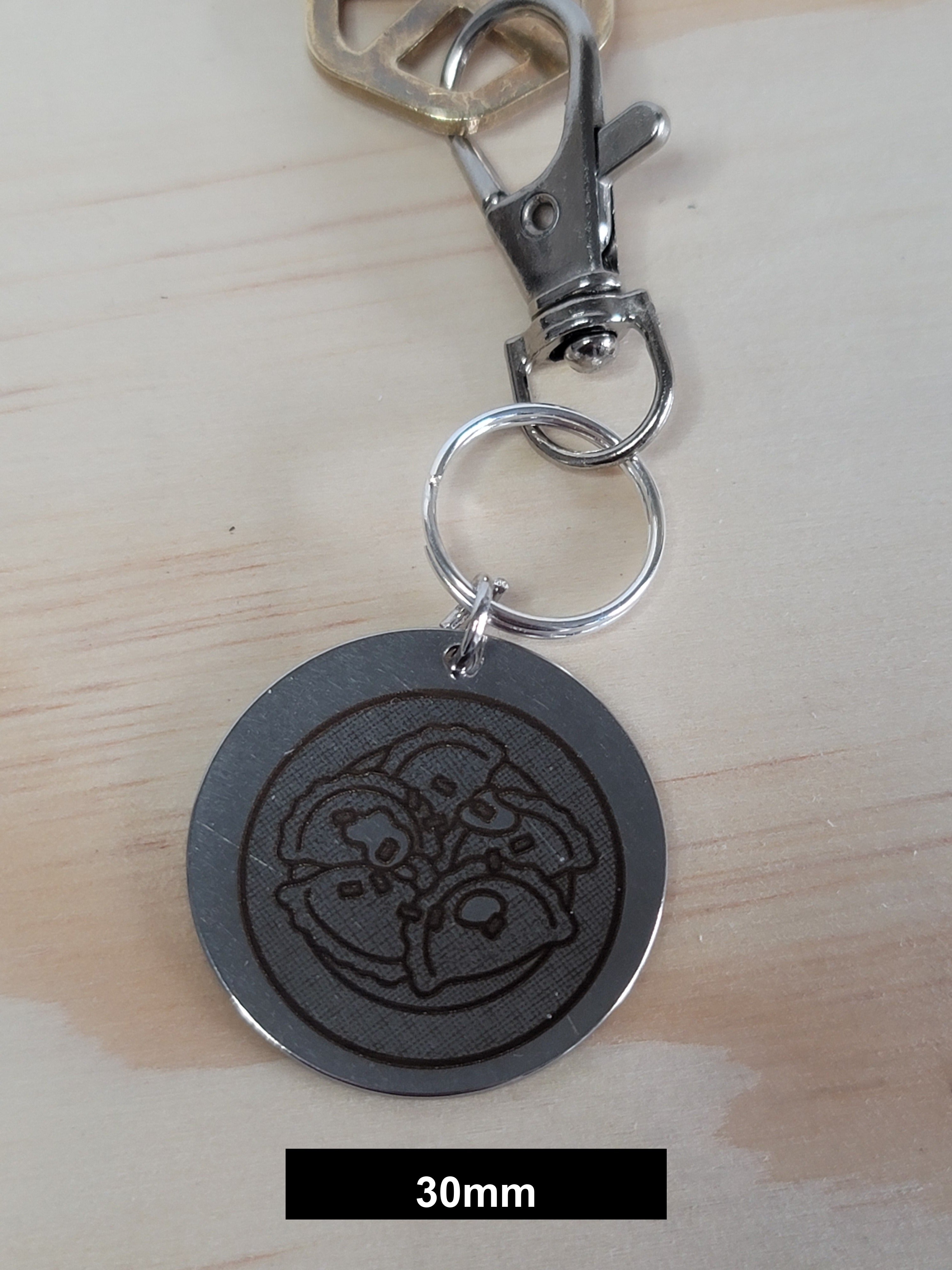Perogies Engraved Fob