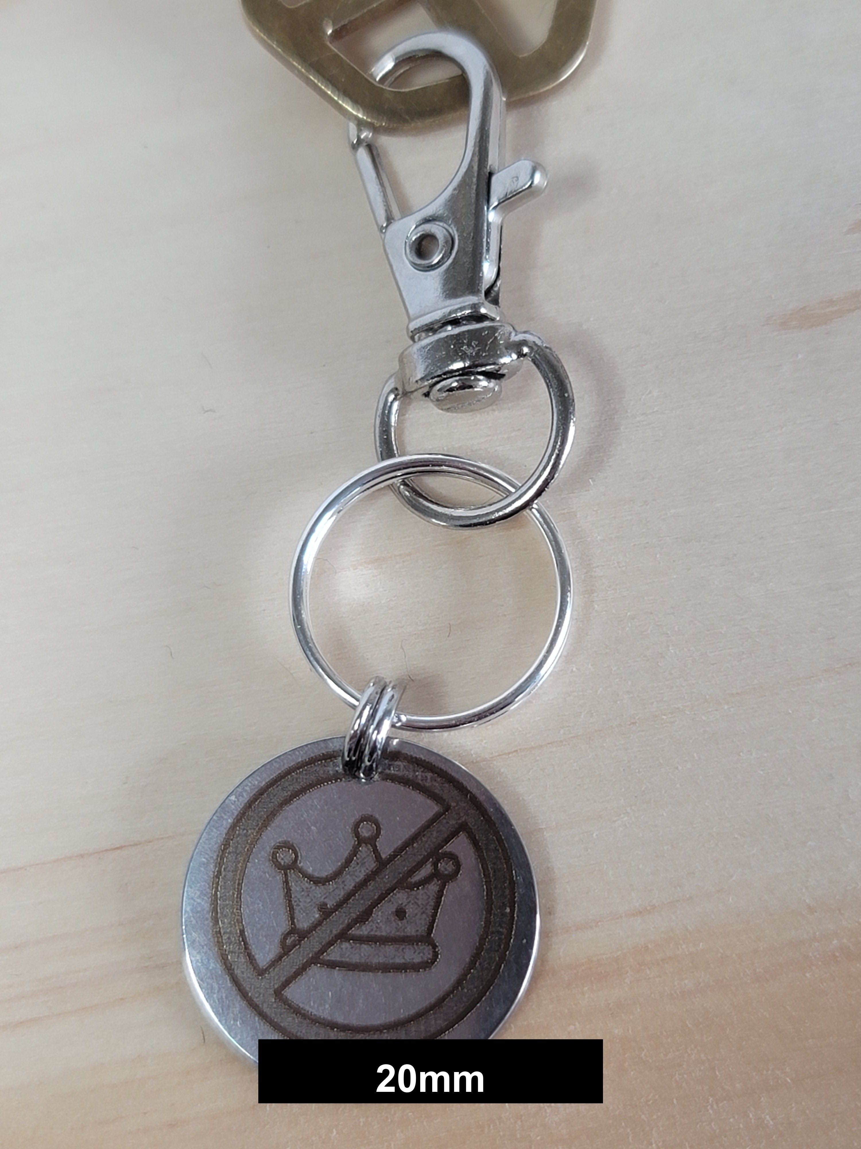Pro-Democracy Engraved Fob