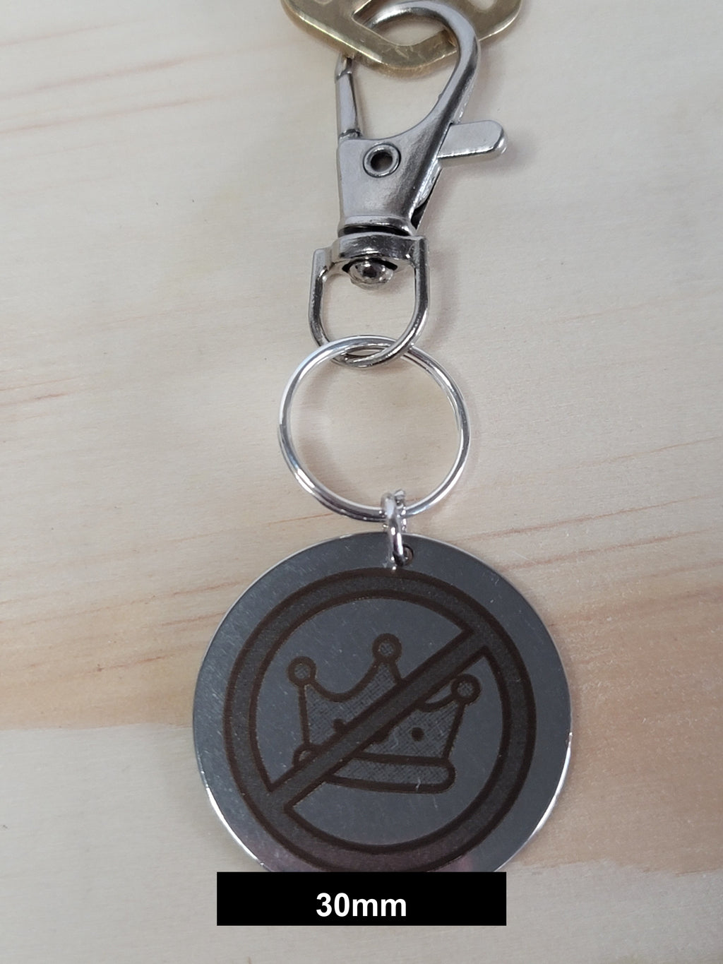 Pro-Democracy Engraved Fob
