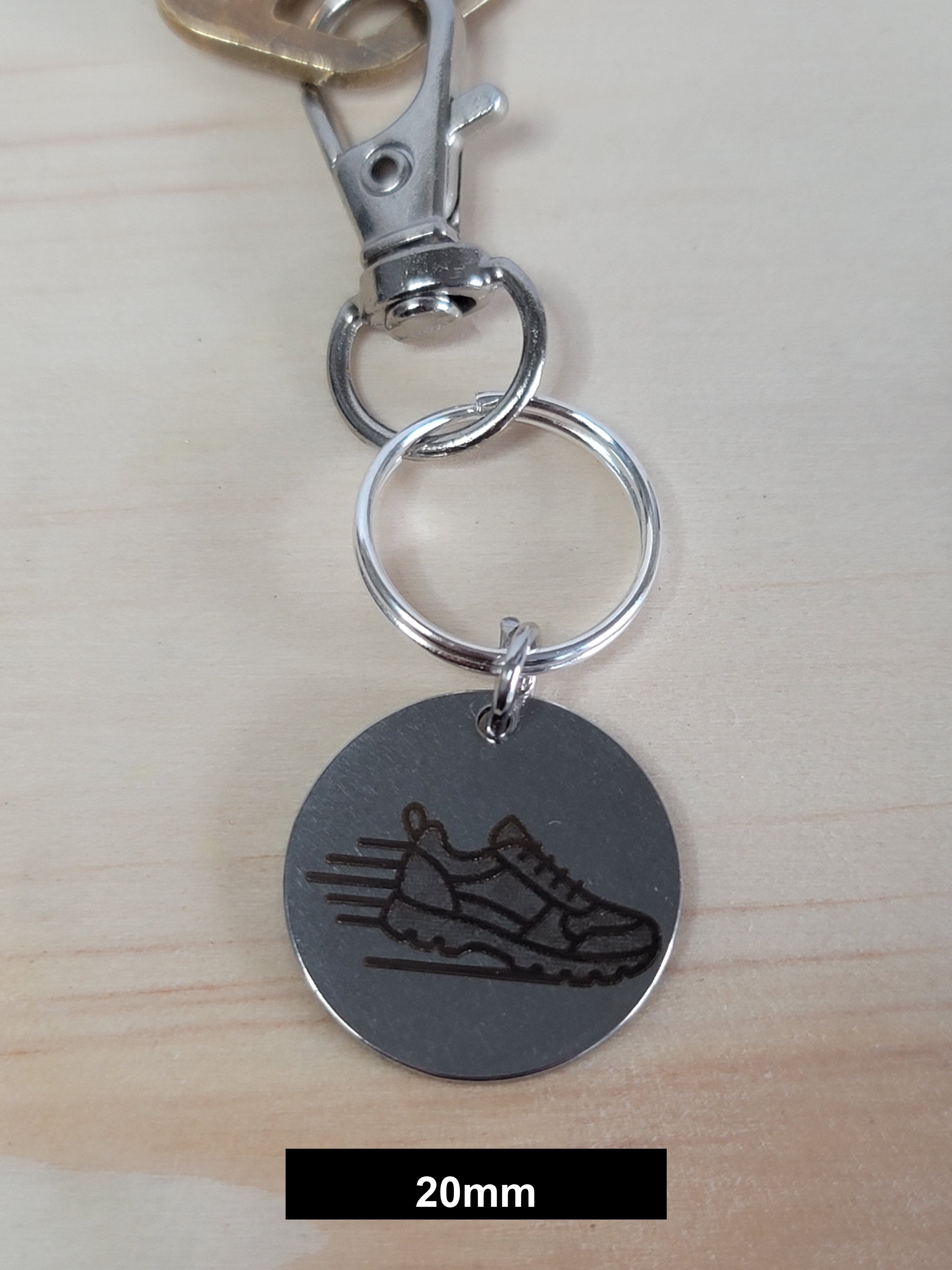 Running Engraved Fob