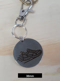 Running Engraved Fob