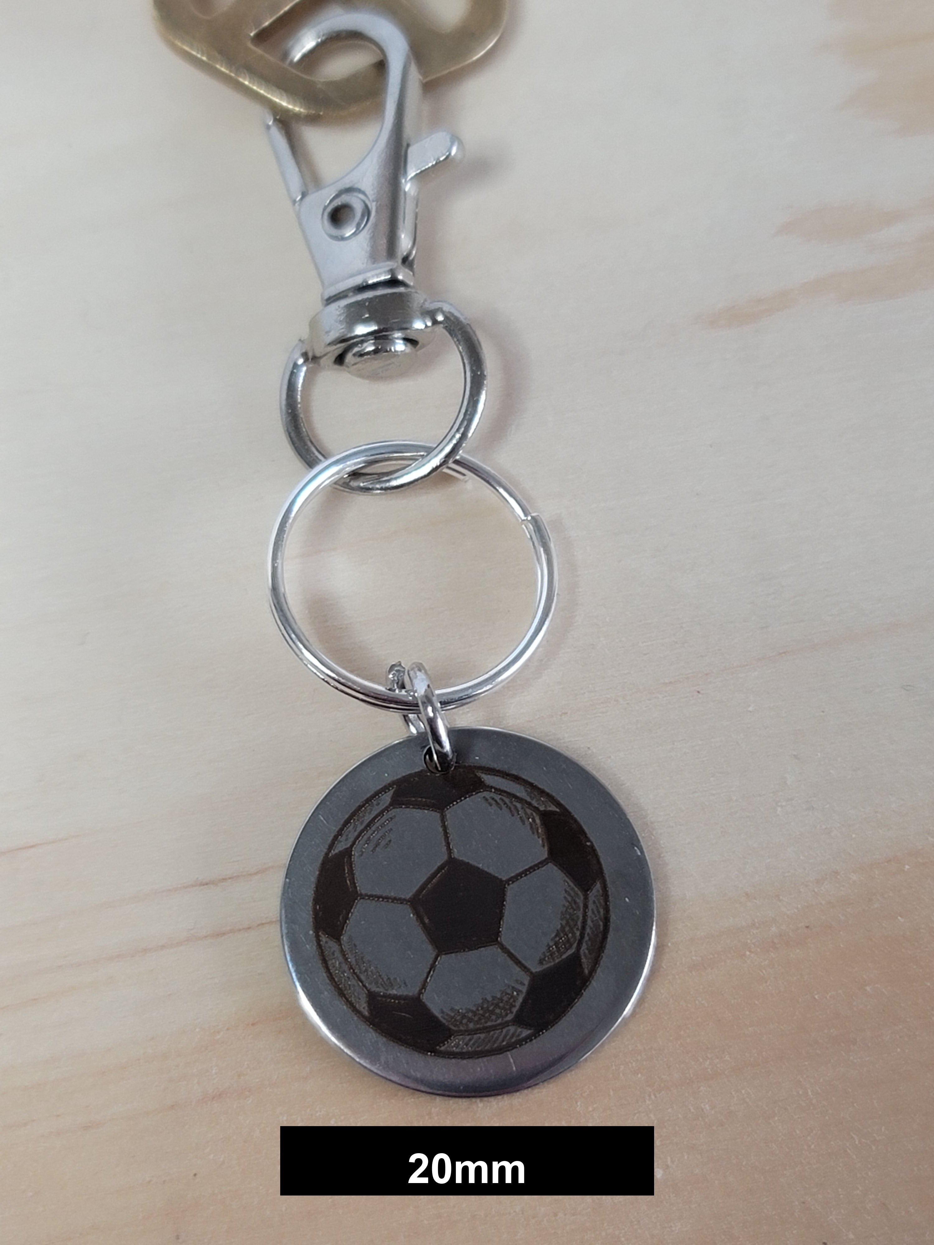 Soccer Engraved Fob