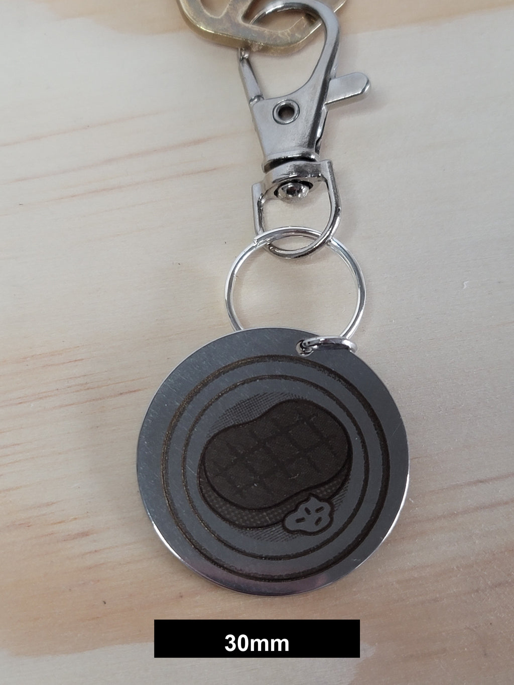 Steak Engraved Fob