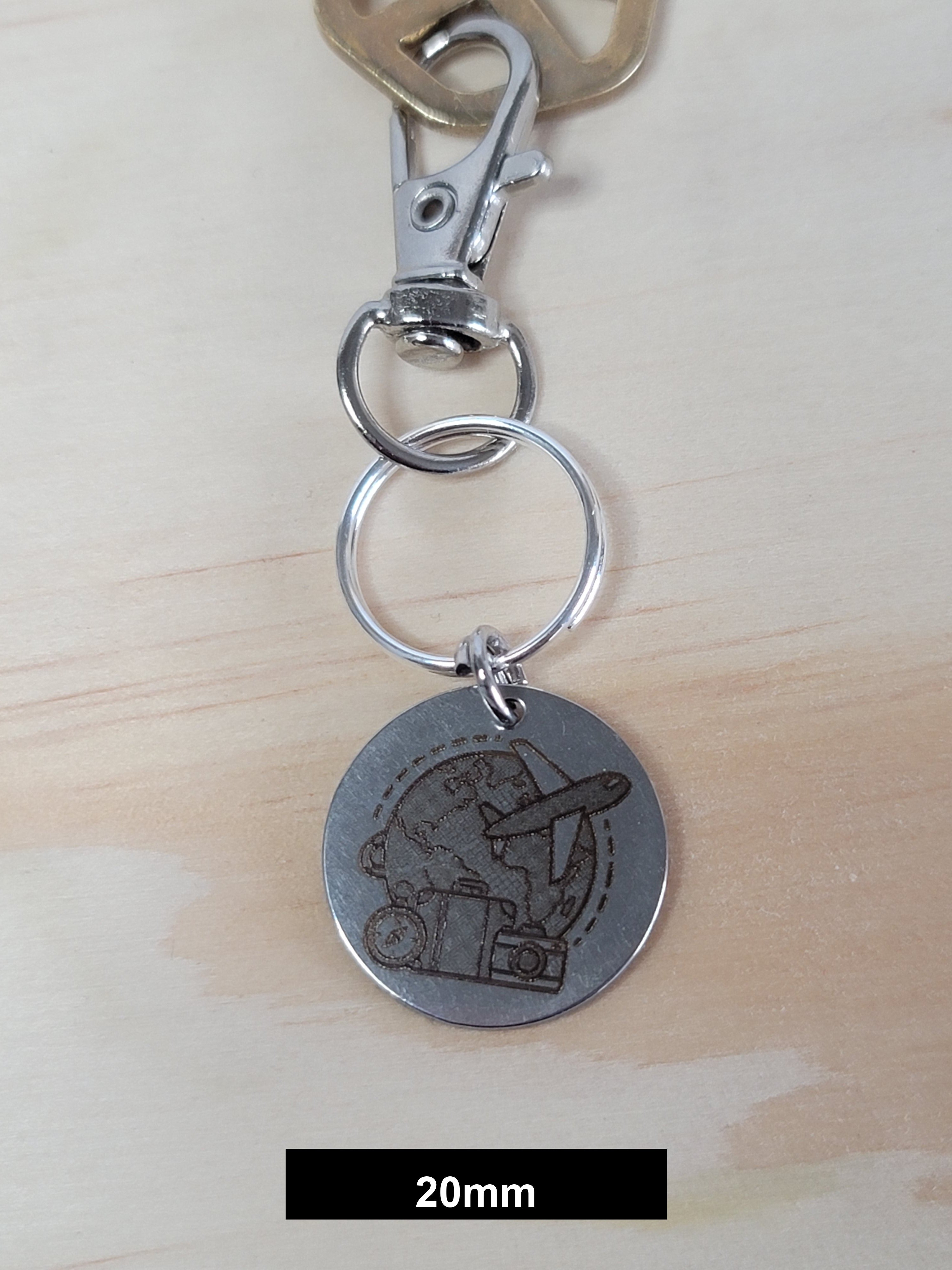 Travel Engraved Fob