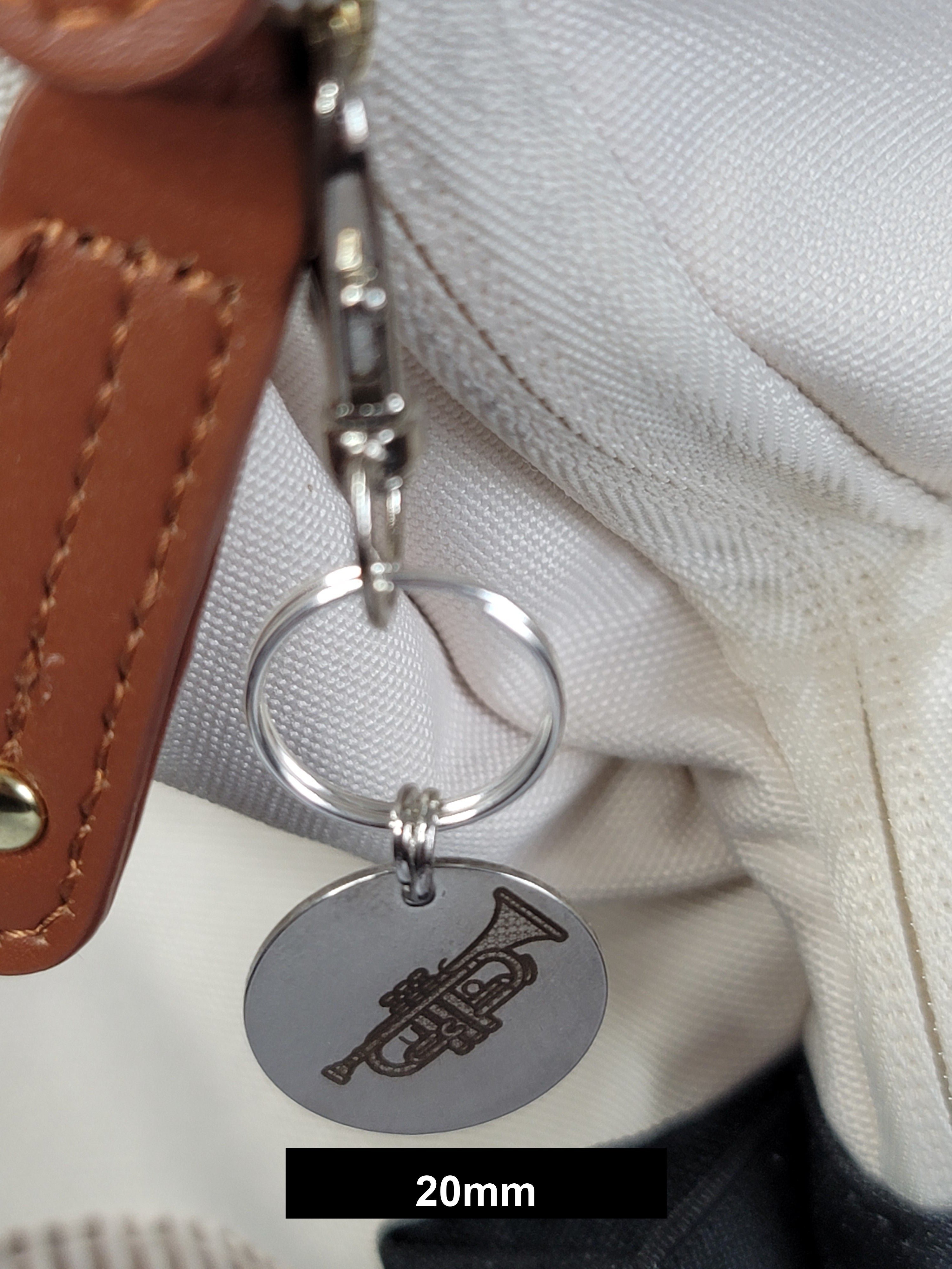 Trumpet Engraved Fob