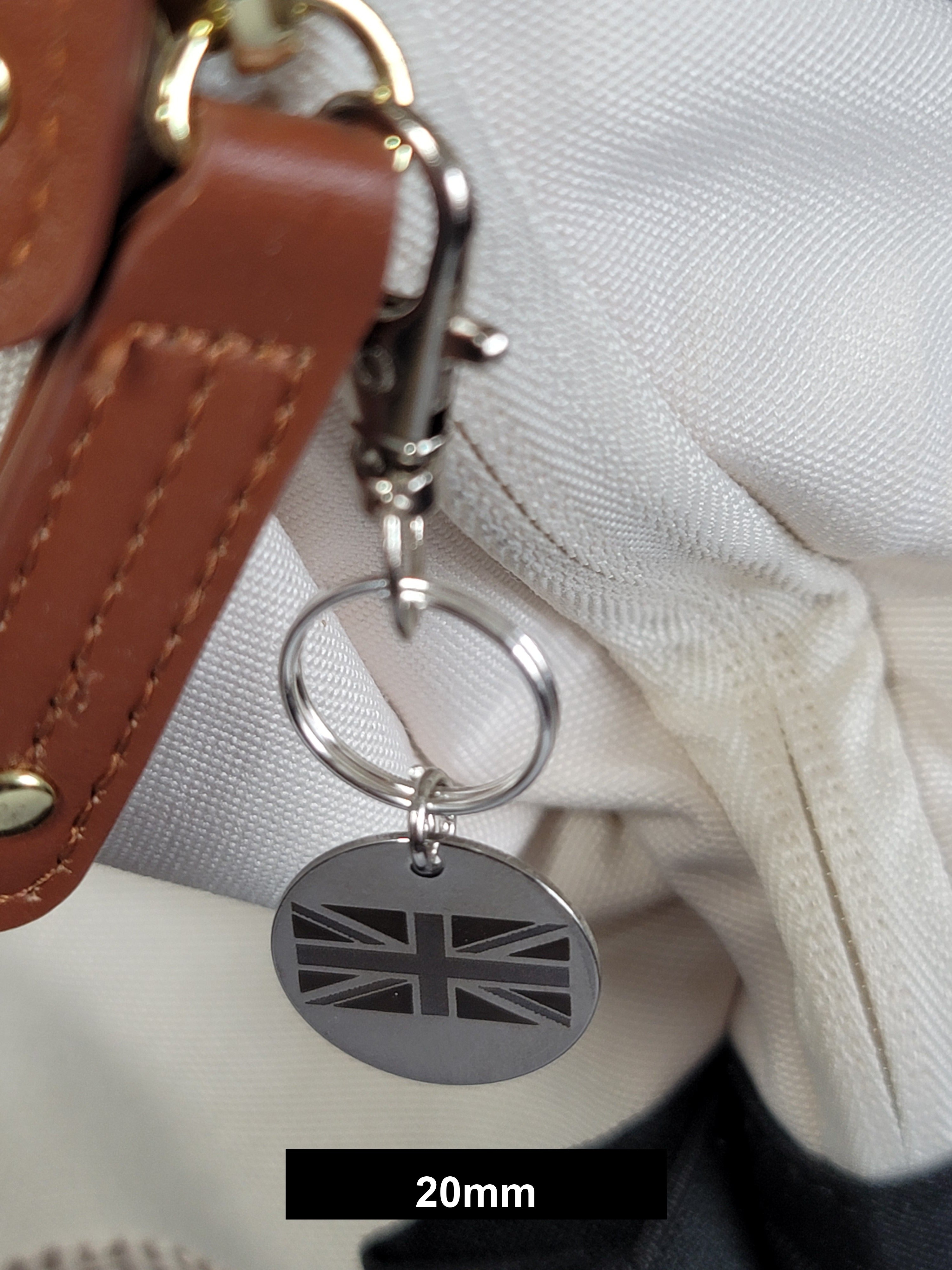 UK Flag Engraved Fob