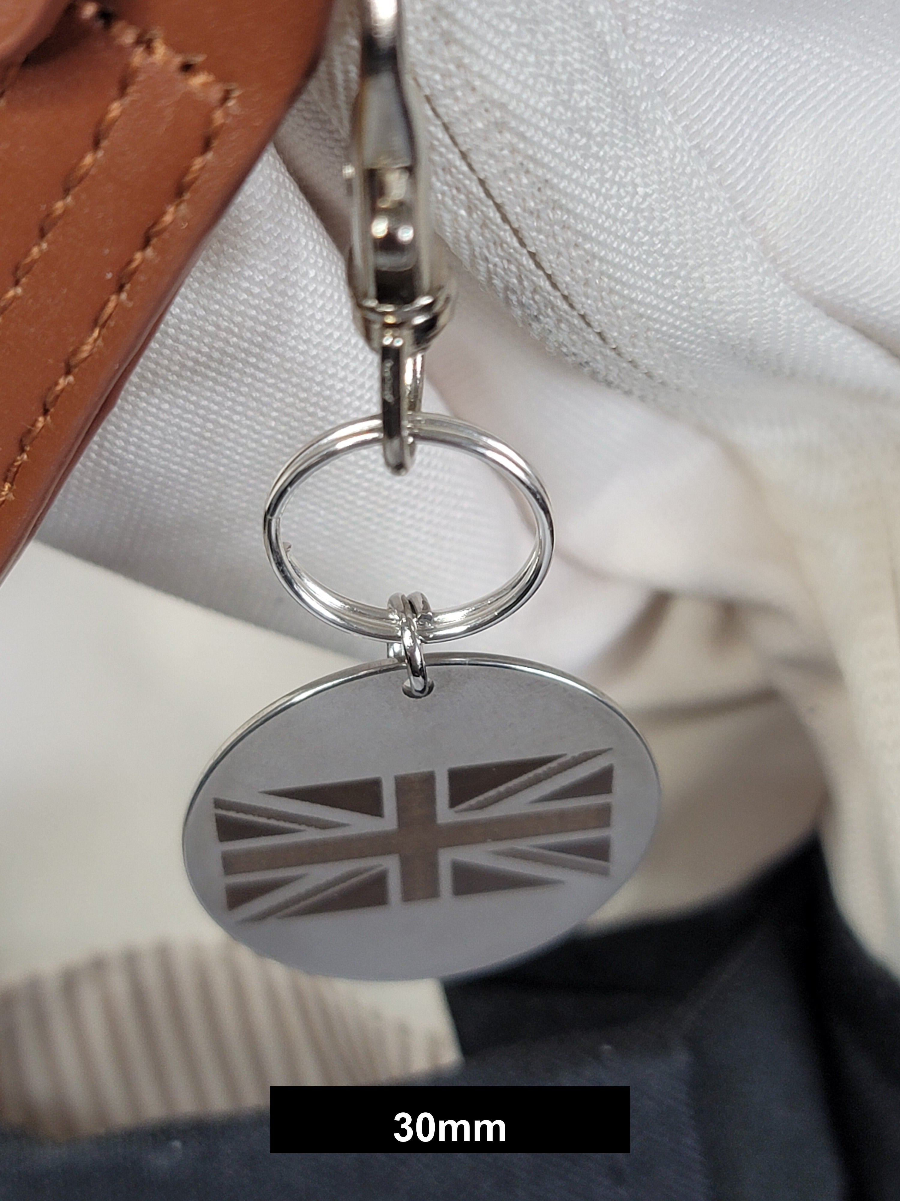 UK Flag Engraved Fob