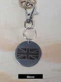 UK Flag Engraved Fob