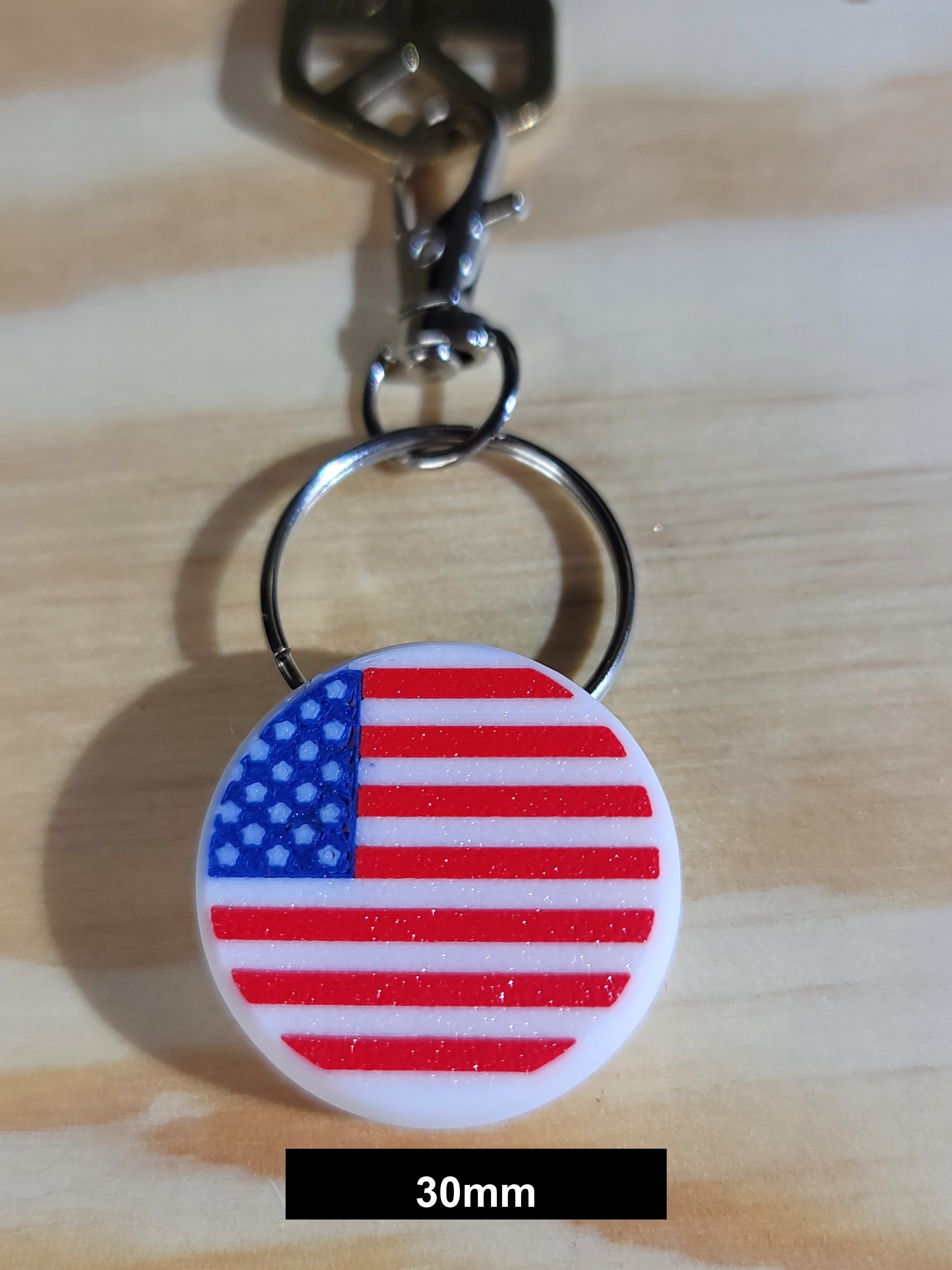 USA Flag Fob