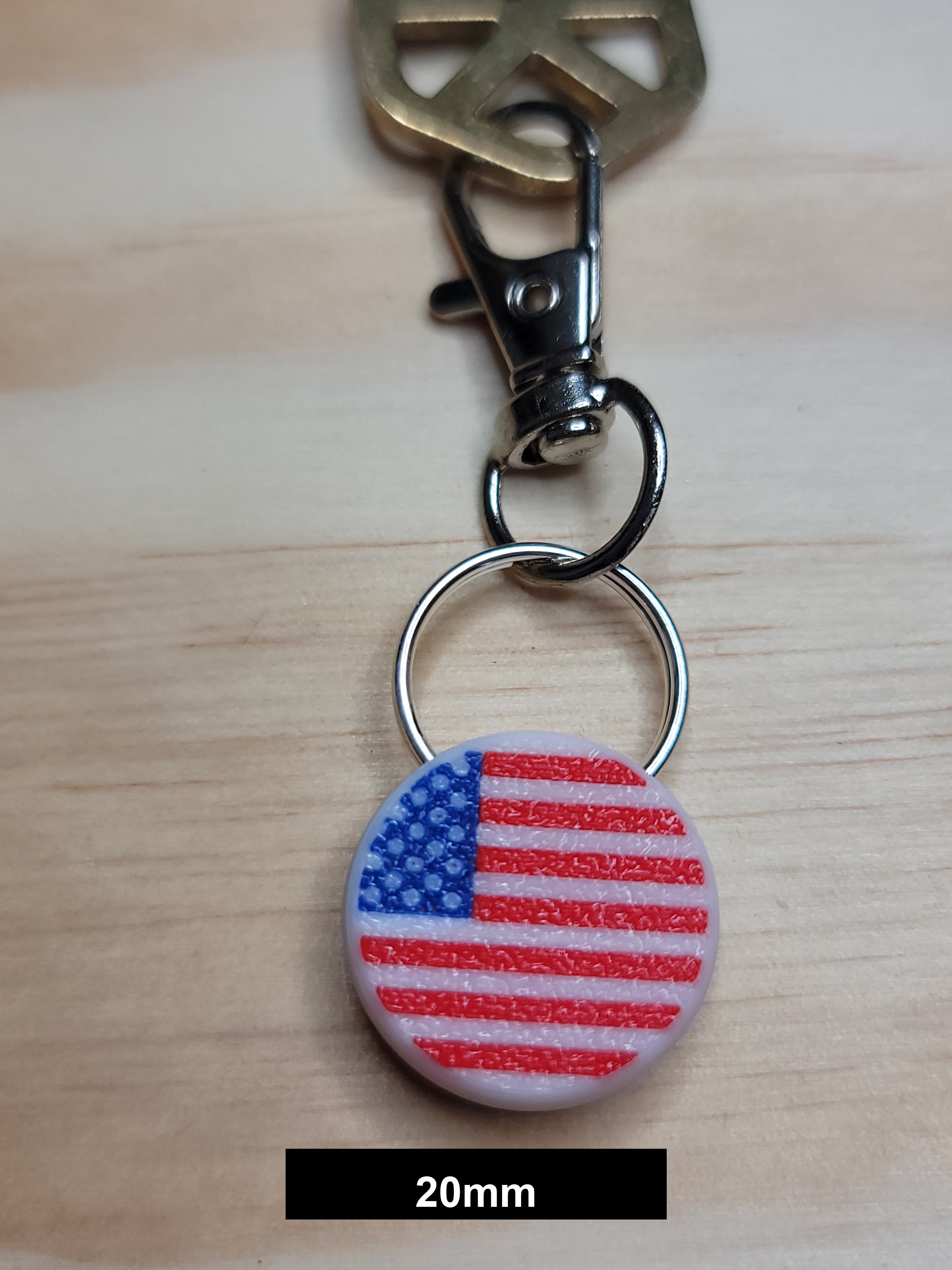 USA Flag Fob