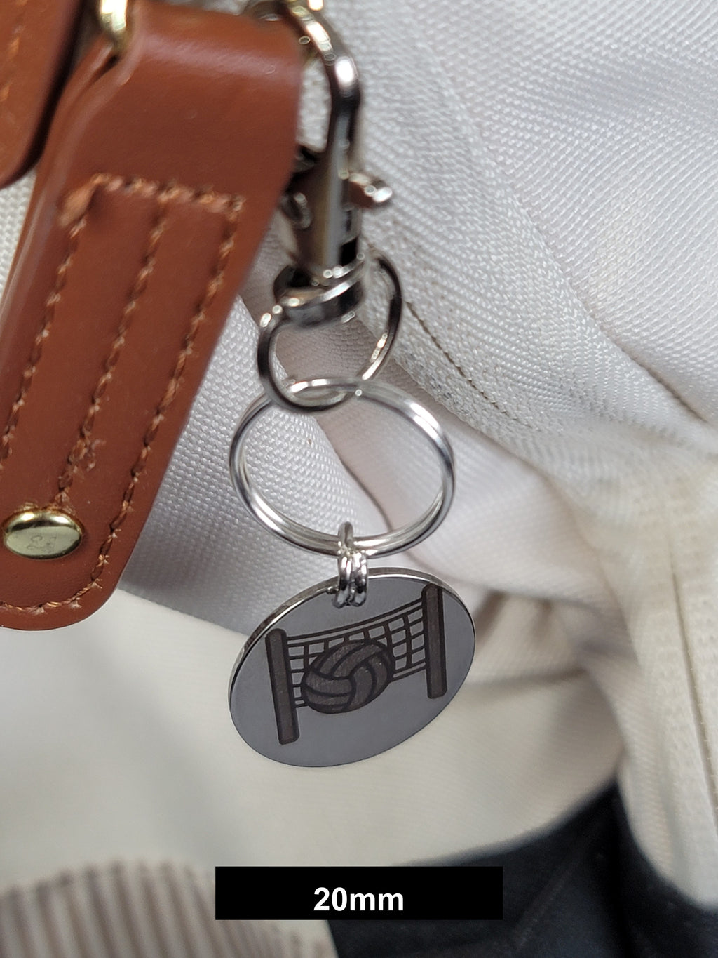 Volleyball Engraved Fob