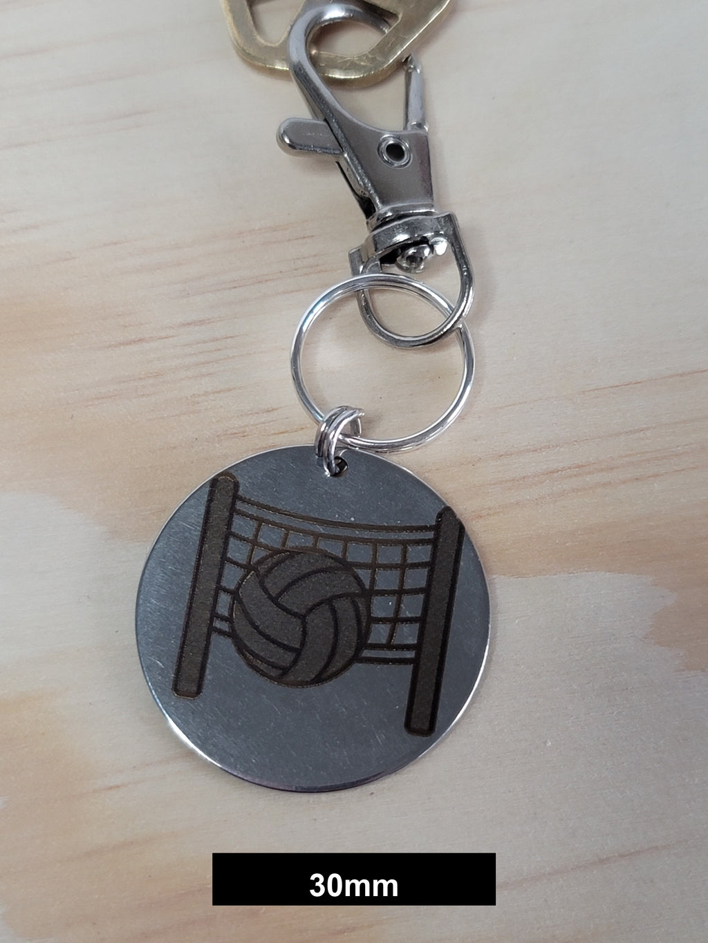 Volleyball Engraved Fob