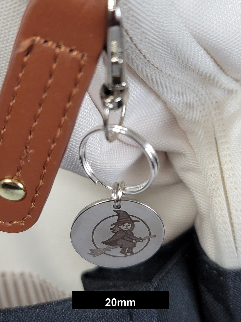 Witch Engraved Fob