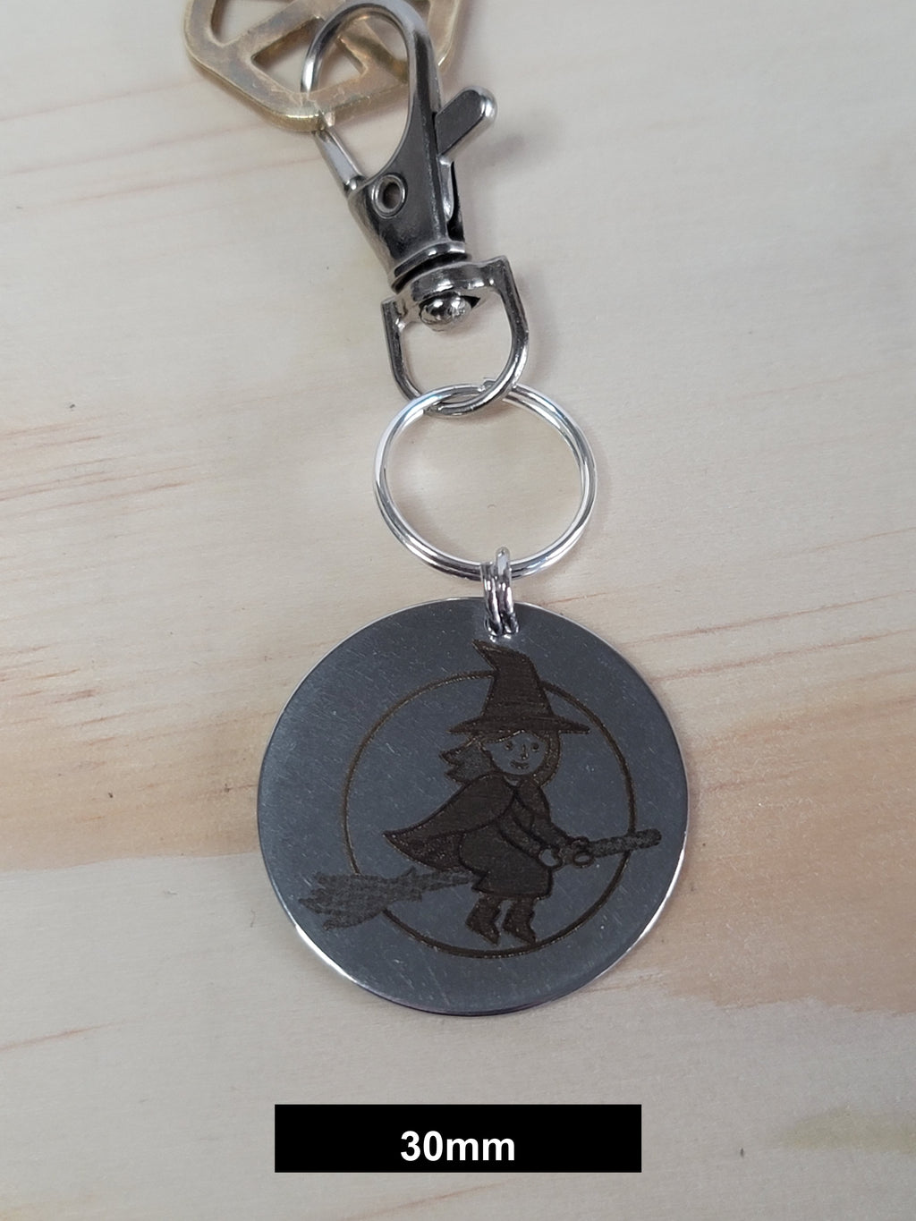 Witch Engraved Fob