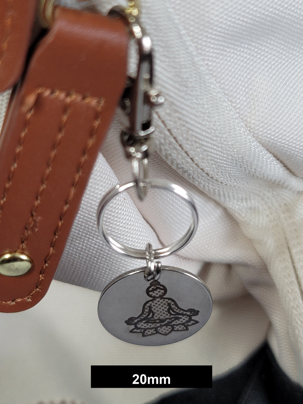 Yoga Engraved Fob