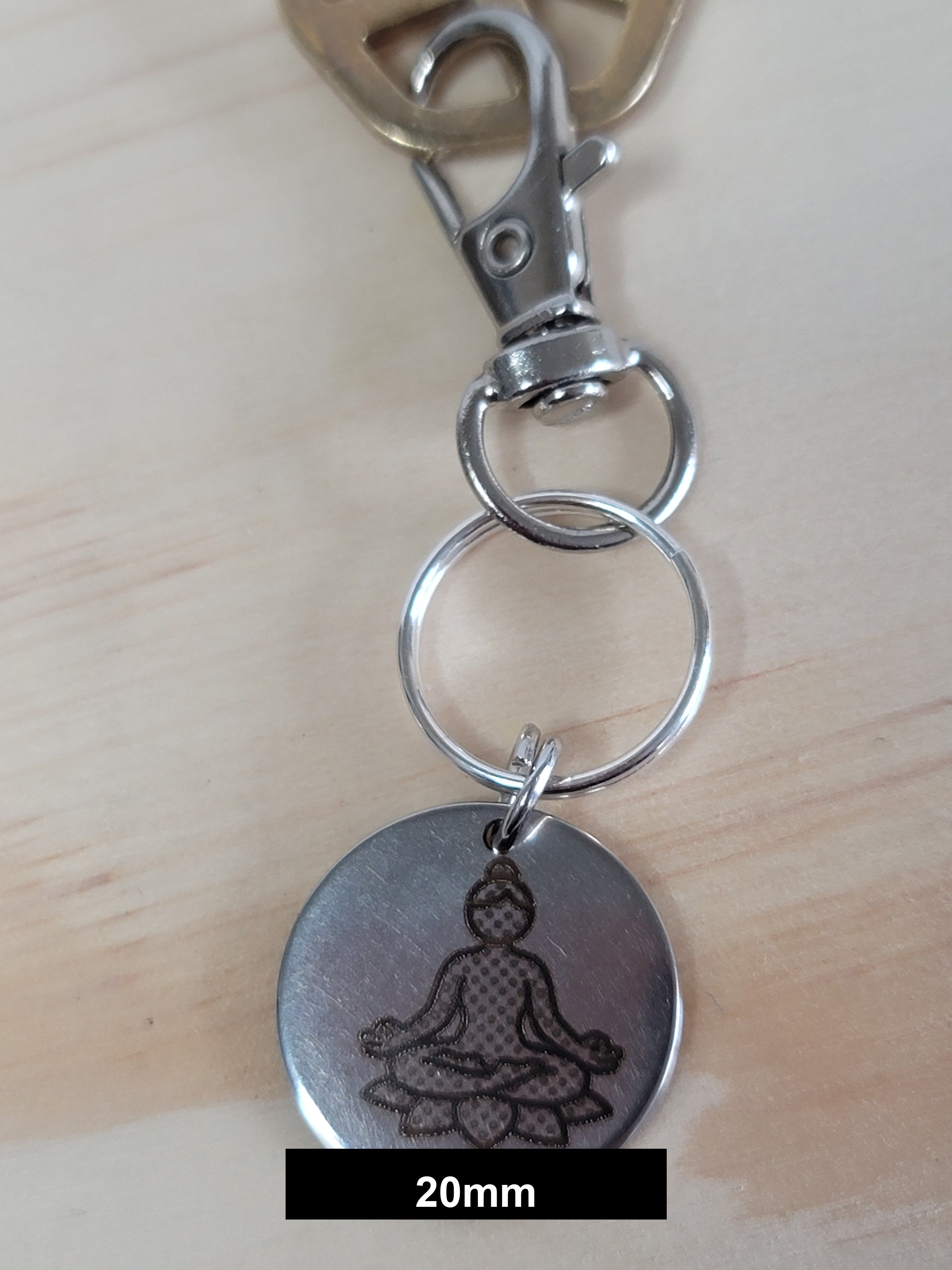 Yoga Engraved Fob