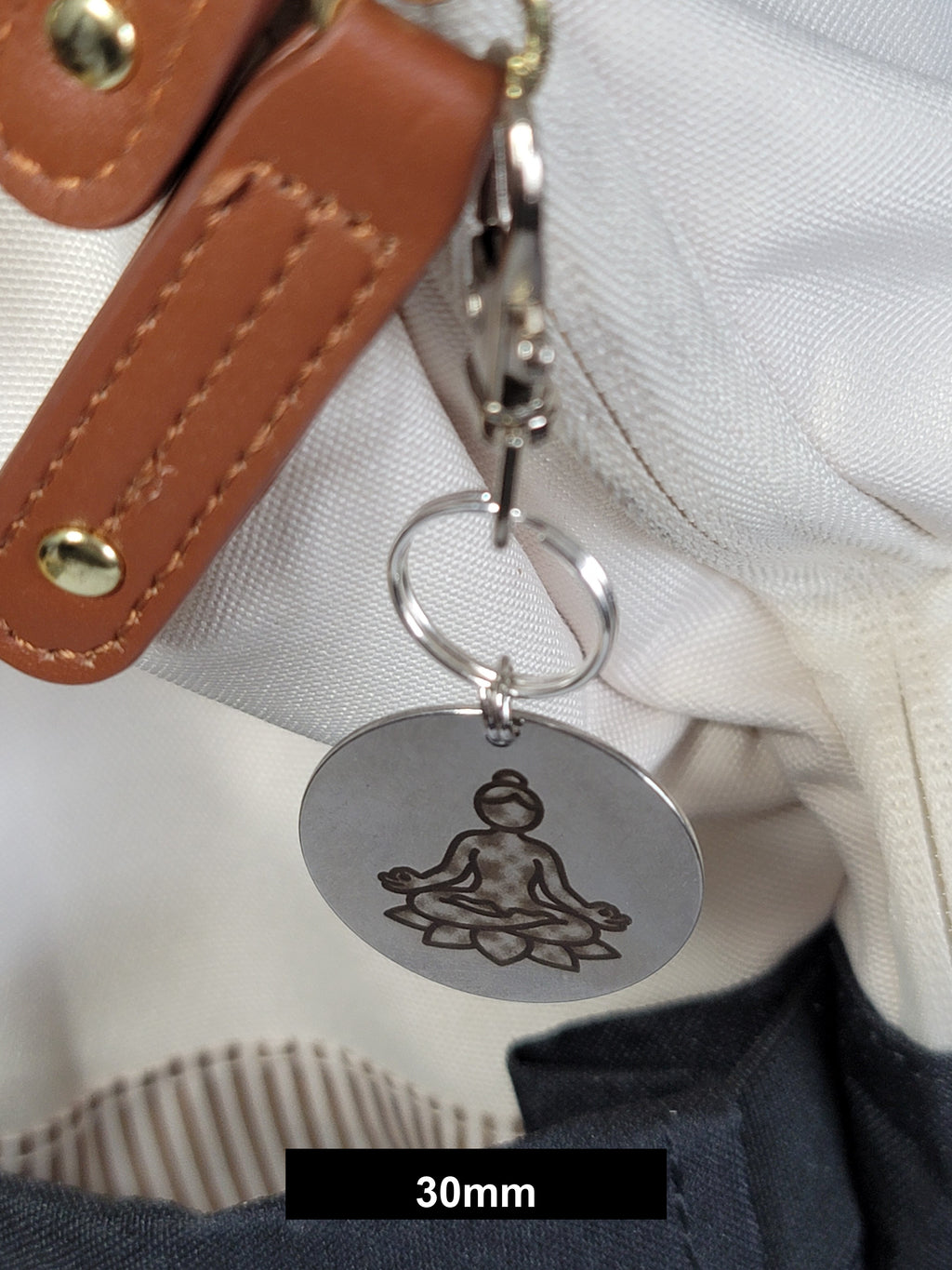 Yoga Engraved Fob