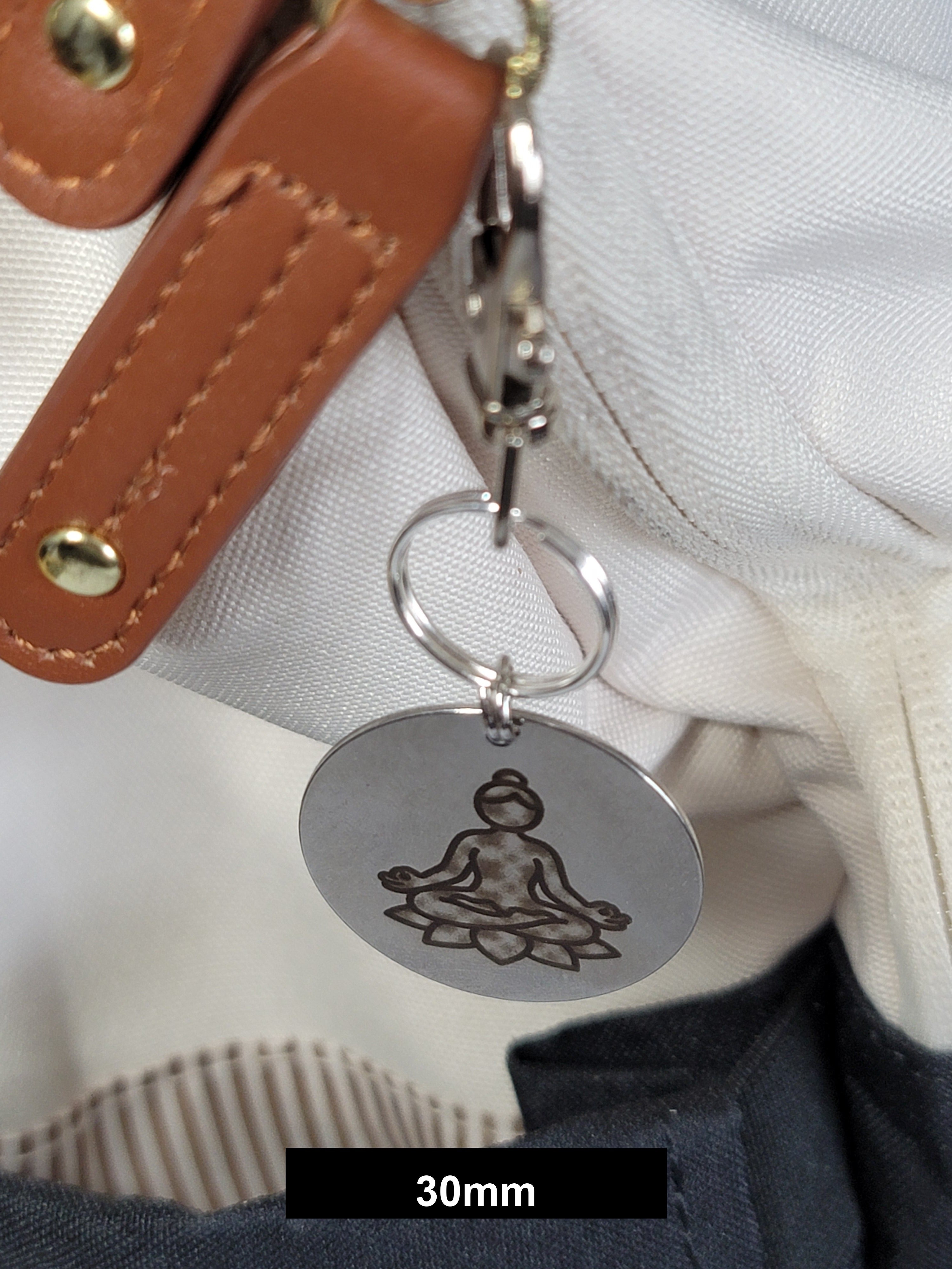 Yoga Engraved Fob